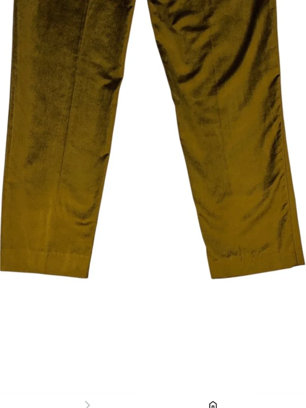Rag & Bone Poppy Velvet Trouser Pant 2 Olive